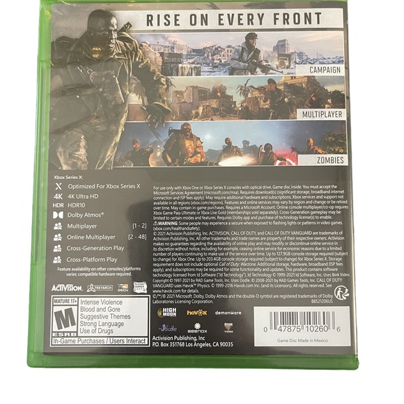 Xbox Call of Duty Vanguard - Picture 2 of 2